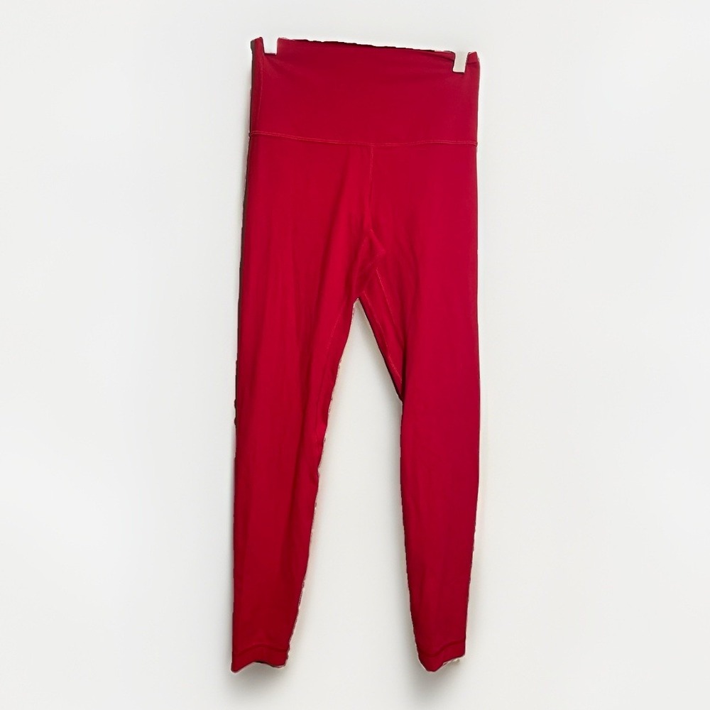 Lululemon Align Leggings Pant 25" Red Size 4 LW5LIFS Yoga Pants